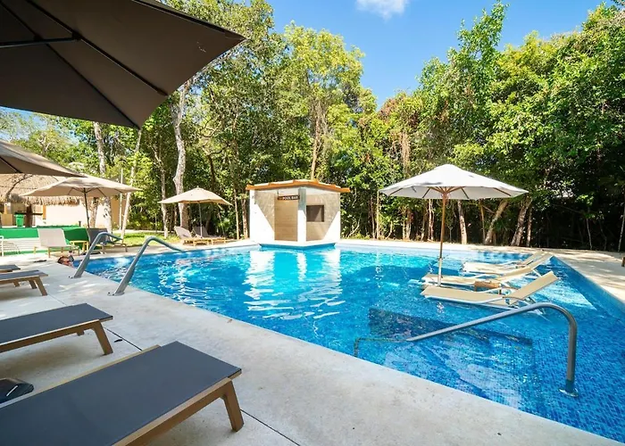 In Rooftop With Jungle View Apartment Puerto Morelos